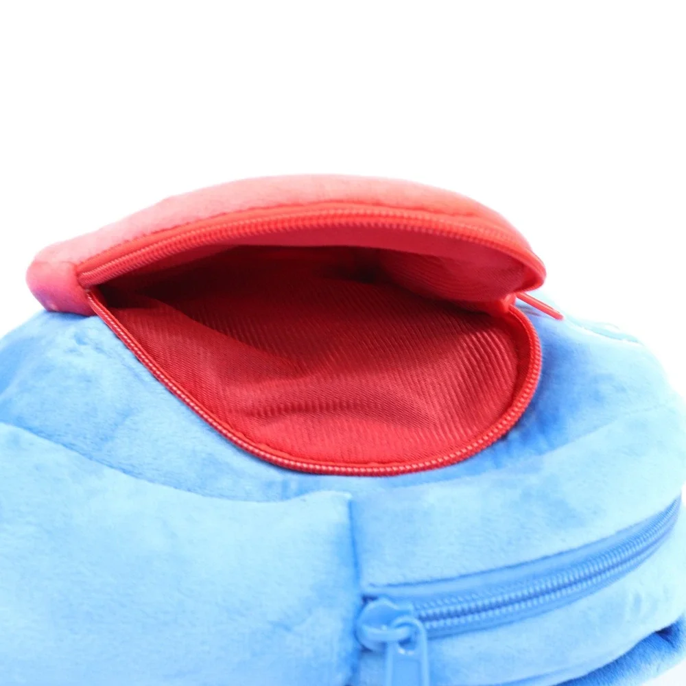 BT21 Tata Plush Backpack Bag Blue Red Heart Character Bag BTS Line Friends
